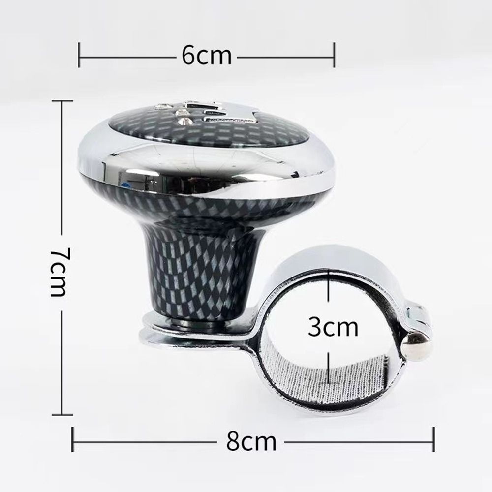 Manopola del volante dell'auto rotazione di 360 gradi manopola di aiuto della sfera del volante maniglia della sfera manopola del filatore di controllo dell'auto in ABS accessorio per auto