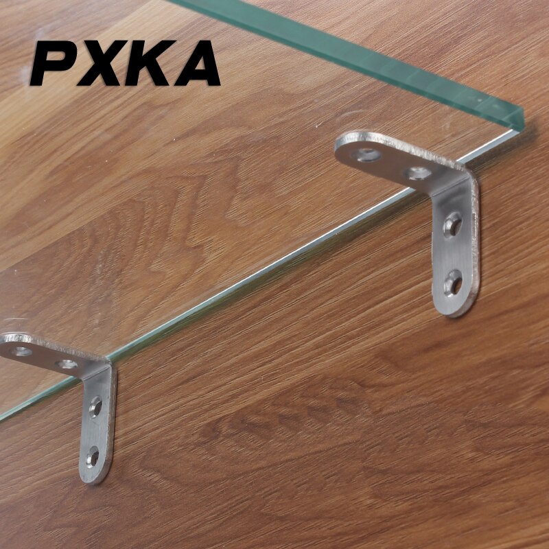 2pcs thick stainless steel corner code right angle plus fixed angle iron L-shaped bracket support connector