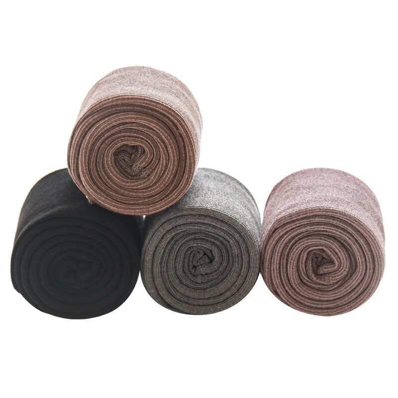 Enfants chaussettes coton enfants chaussettes couleur unie avec motif velours pour l'hiver et l'automne 3-12T collants pour enfants.