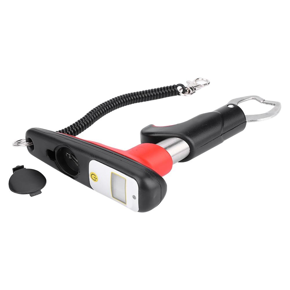 Báscula de agarre telescópica para pesca de 25kg(55lb), pinza Digital LED para pesca, báscula de agarre portátil para pesca, herramienta para pesca
