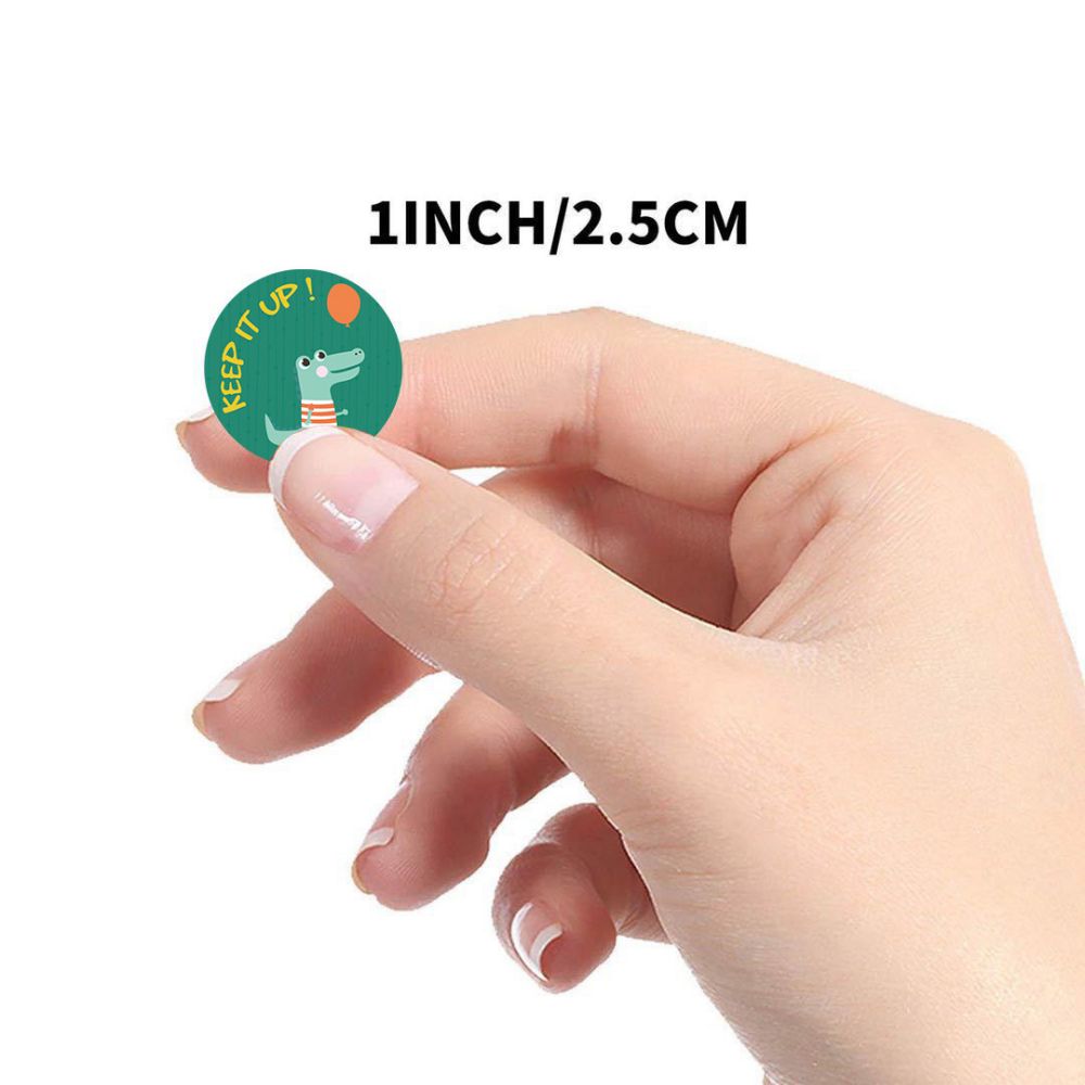 Circle Stickers Children Reward Stickers Cute Papeleria Sticker for Notebooks Diary Scrapbooking Decoration Aesthetic