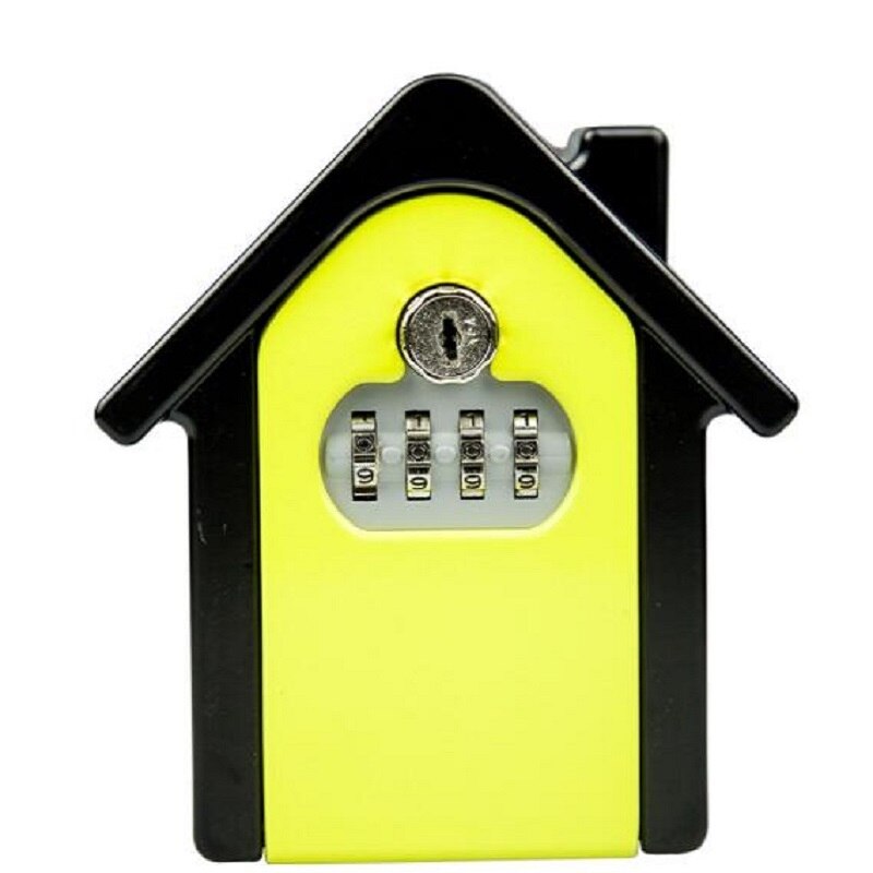 Newest Wall Mounted 4 Digit Combination Password Key Storage Security Safe Digital Lock Outdoor Indoor Key Lock Box Safe