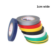 1 st 1 cm Breed Elektrische Tape Isolatie Tape Waterdichte PVC Elektrische tape 18 m Lange Hoge temperatuur Tape