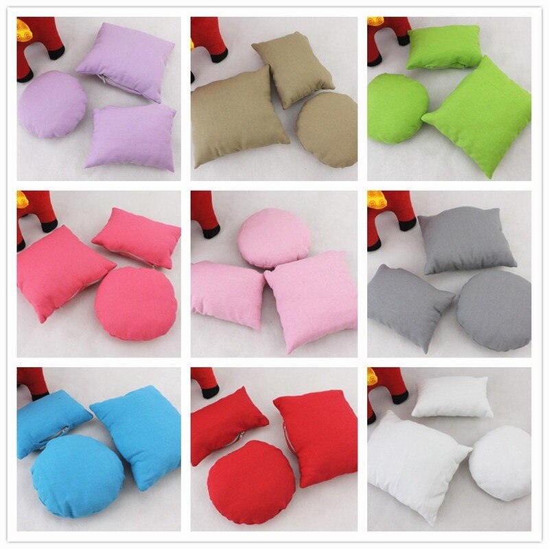 Newborn Photography Props Baby Breathable Donut Pillow Prop + 3 Color Modeling Pillows 0 - 3 Months Posing Pillows All Season
