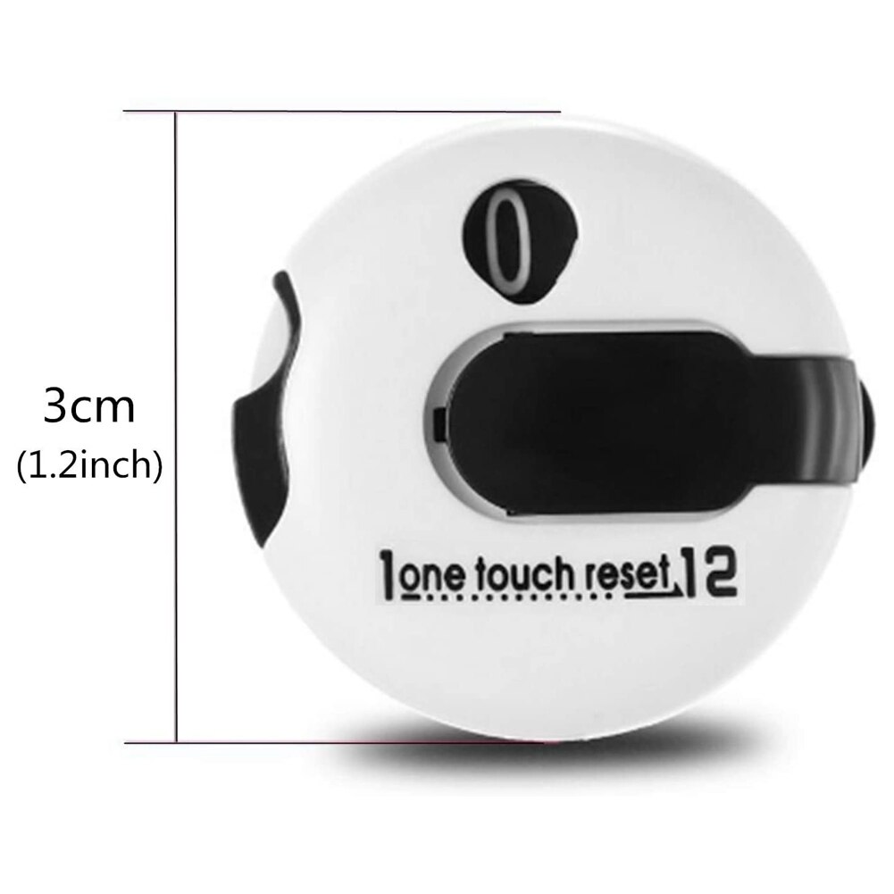Mini Outdoor Portable Golf Counter Stroke Indicator Golf Scoring Counter Device Reset Golf Training Accessories Sports Stroke