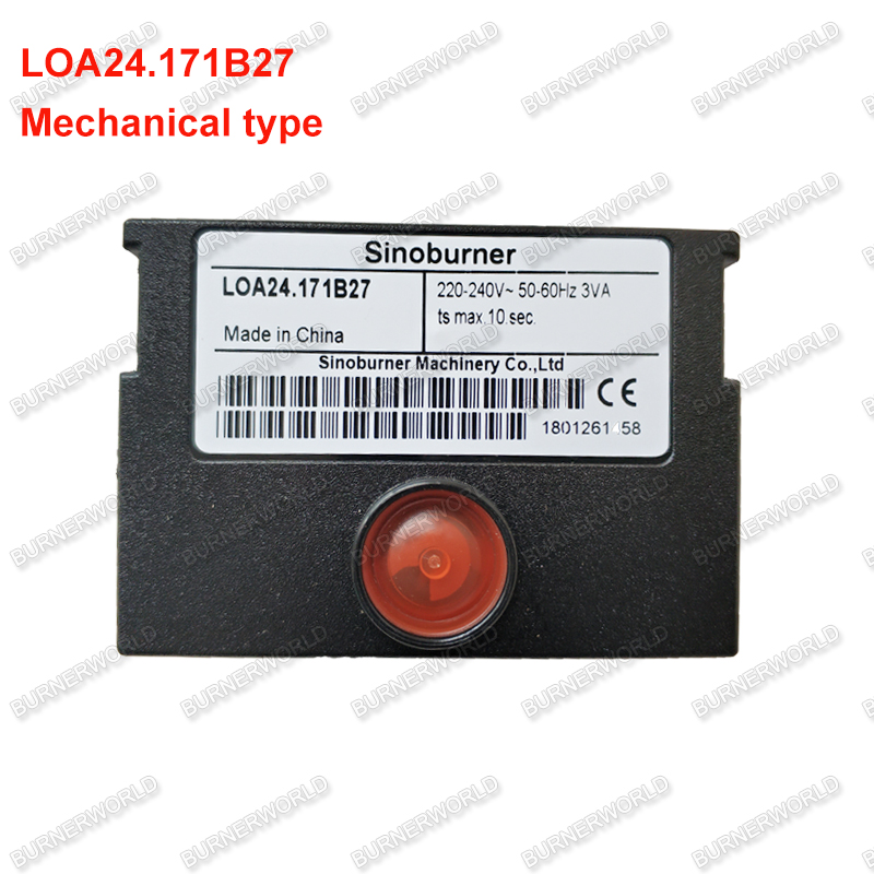 LOA24.171B27 mechanical control box burner sequencer PLC control box for oil burner replace SIEMENS/SUDICK LOA24.171B27
