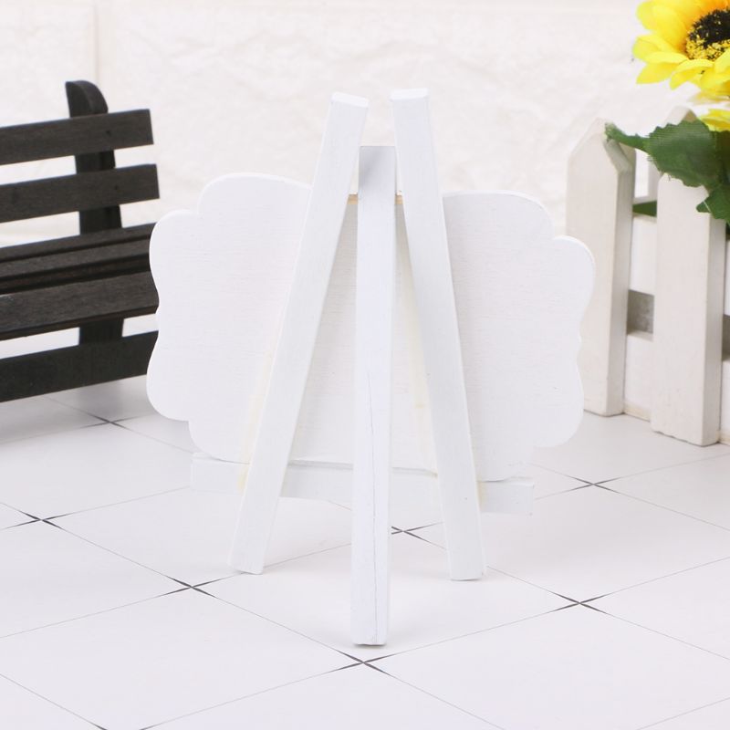 Trwała mini przenośna drewniana tablica kredowa tablica rama DIY dekoracja robić sklepu artystycznego domu