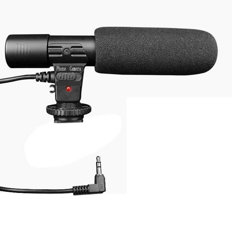 Camera Microphone Slr Photography Video Stereo Recording Mic for Phone Cam Camcorder Upgrade Version Mic-01