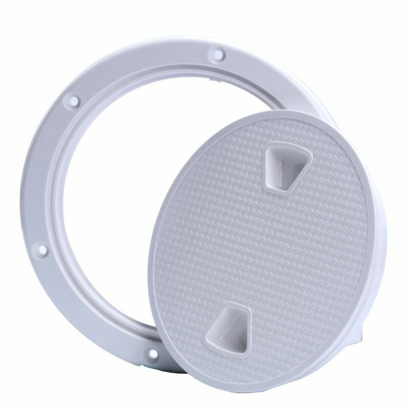 6 inch Round Hatch Cover - Non Slip Inspection Deck Plate for Marine Boat Kayak Canoe