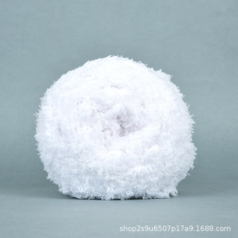 Coral Fleece Yarn Soft Braided Yarn Hand Woven Scarf Thick Baby Toddler Wool Knitting Special Price Crochet Thread: plum