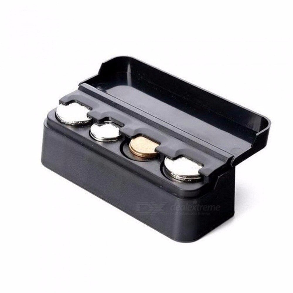 Mini Coin Case Plastic Coin Storage Box 11.5 X 4 X 3.5 Cm