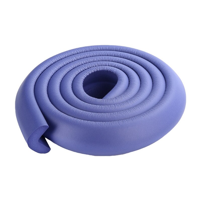 Protector de escritorio de esquina de seguridad para bebé de 2m, protección de mesa de goma para niños, borde suave en forma de L