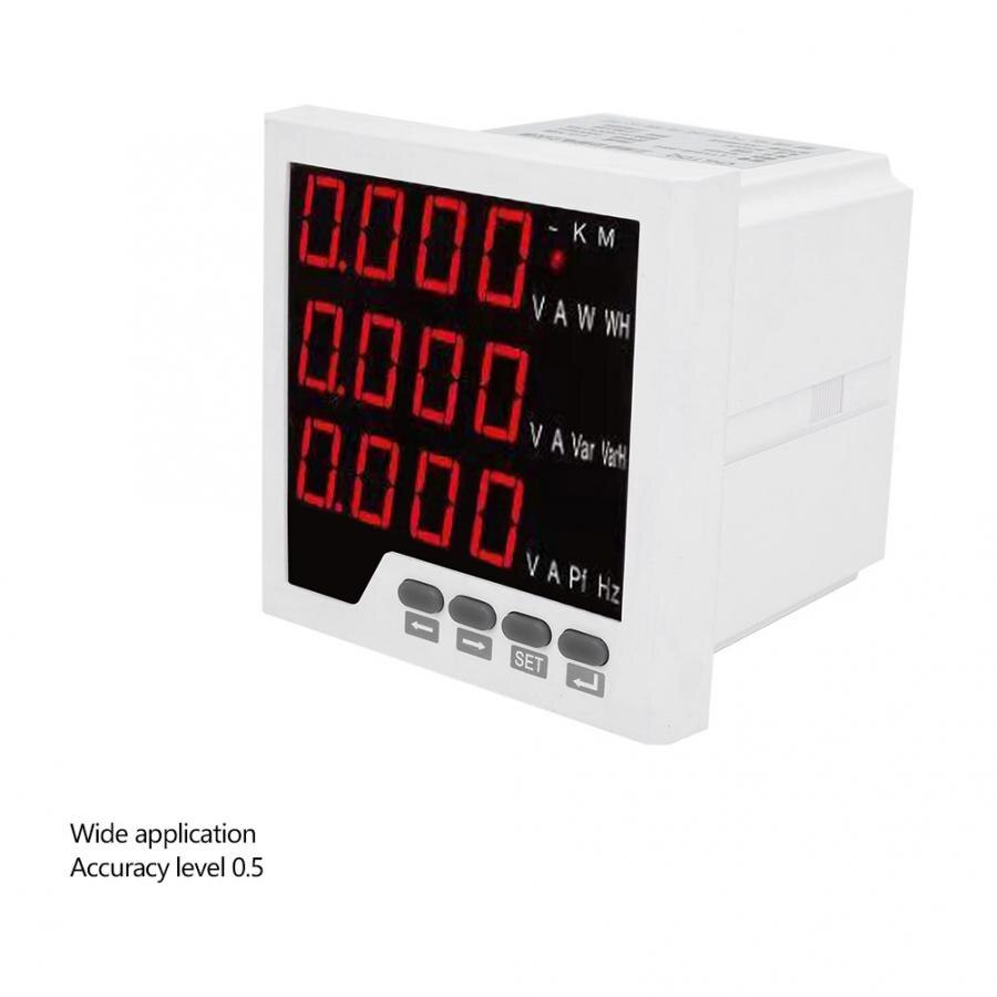 Multimeter 96-UIF Multi-Funktion Meter 3 Phase Digital Anzeige Volt Ampere Frequenz Messung Meter Sauerei Werkzeug