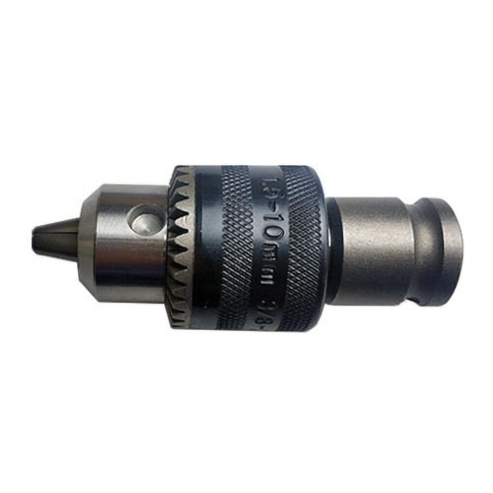 3/4Pcs 10mm 3-jaw Drill Bits Adapter Manual Drill Chuck Wrench Adapter Converter Quick Change 1.5-10mm 3/8-24UNF Clamp Range: A