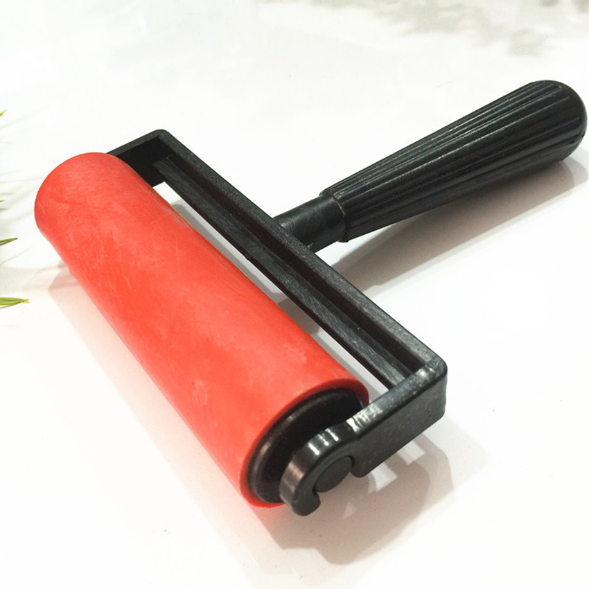 10cm Construction Tools Rubber Roller Printmaking Roller Hand Tools Oil Painting Ink Roller Brayer Print Rollers