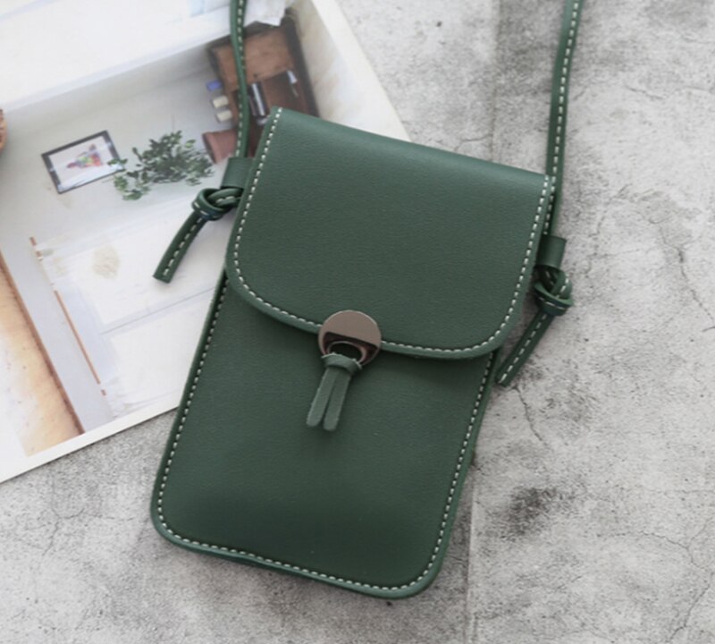 Touch Screen Mobiele Telefoon Purse Smartphone Telefoon Tas Lederen Schouderband Handtas Vrouwen Tas Voor Iphone Voor Huawei Voor Samsung: C03