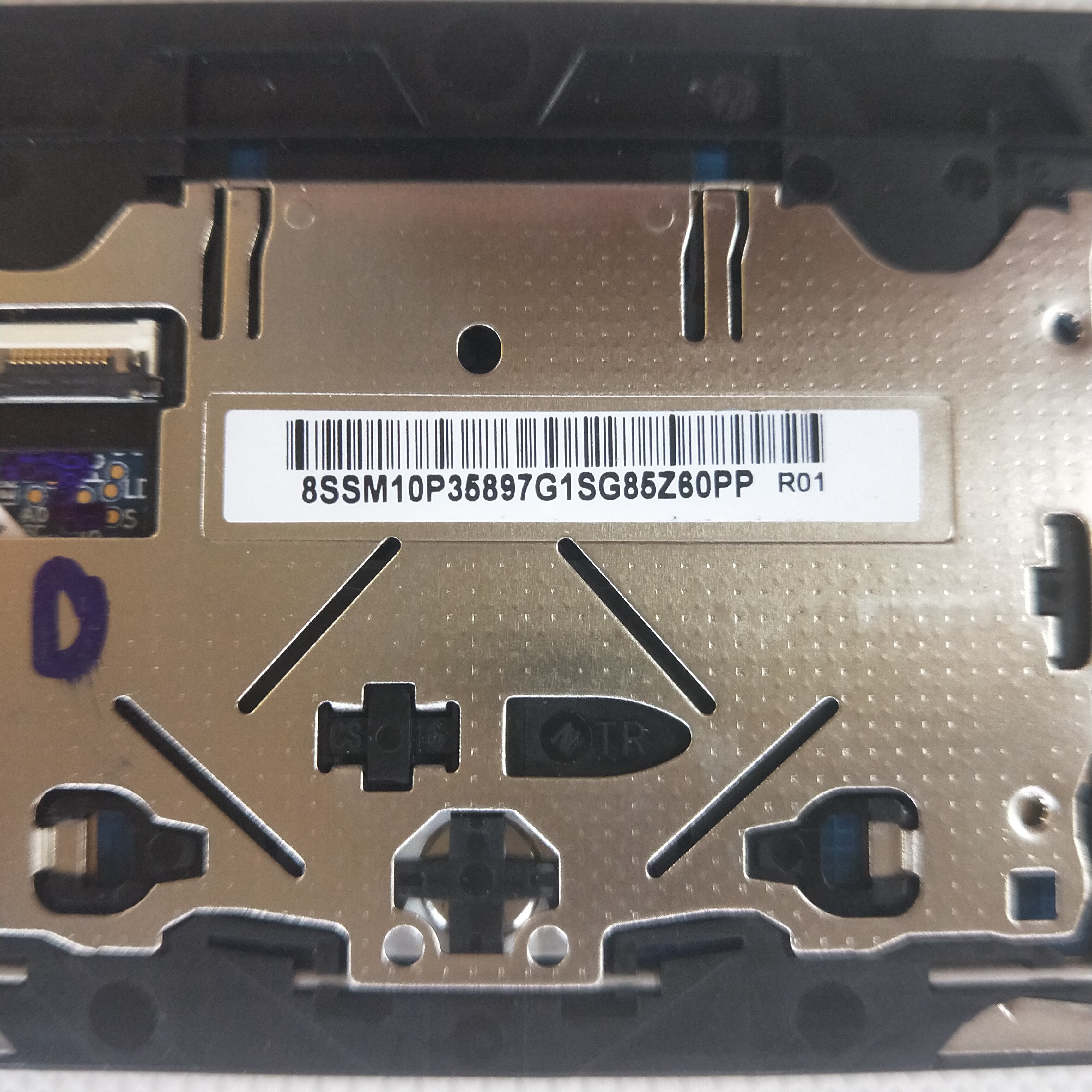 Original Touchpad w/NFC cable For ThinkPad T480S CS16_2BCP MYLAR BLACK NFC touchpad clikpad 01LV591 01LV592 01LV593