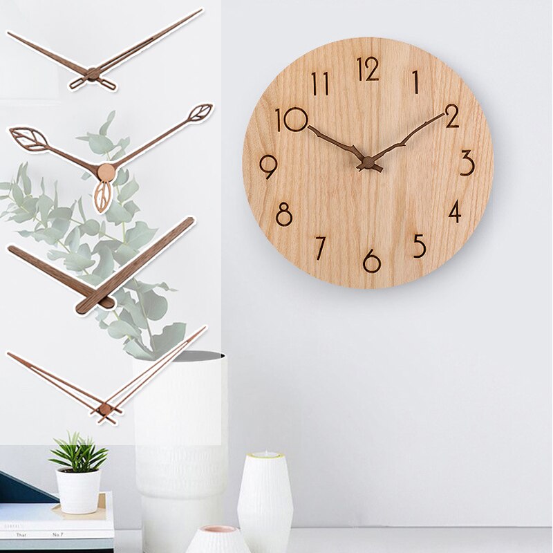 11 arten Jahrgang Holz-Zeiger wanduhr Holz hände 14 Zoll uhr DIY kreative Uhr skala nadel ersetzen teil Zubehör