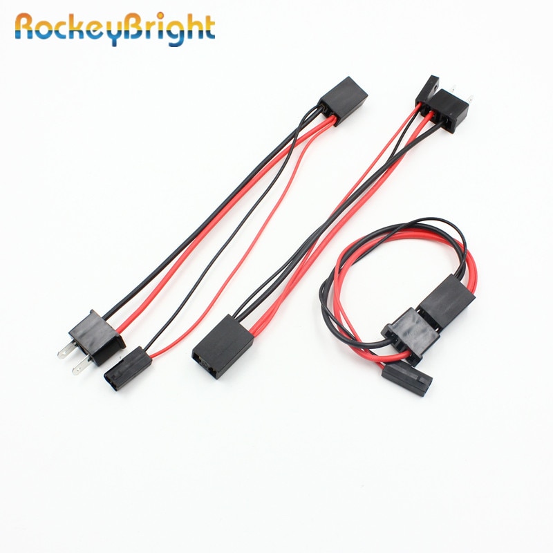 Rockeybright H7 Koplamp Auto Socket Hid Bi-Xenon Adapter Voor H7 Mannelijke Vrouwelijke Splitter Voor Gescheiden Grootlicht retrofit