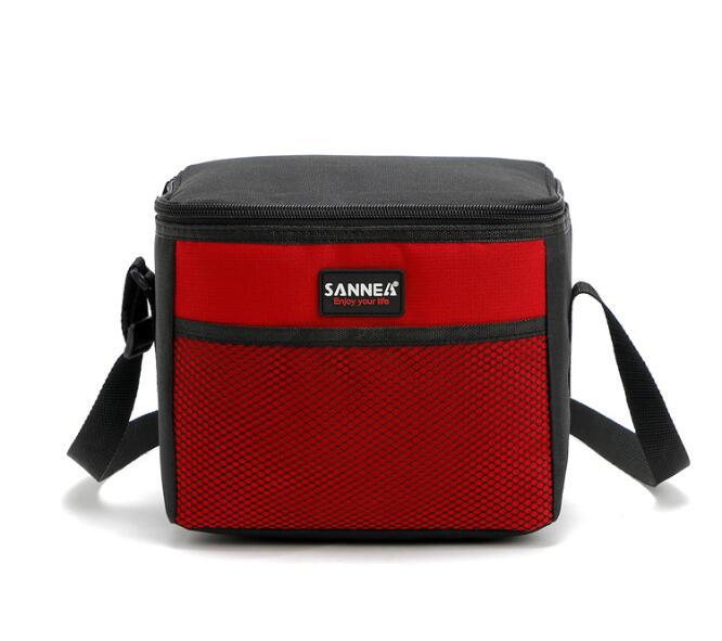 Mounchain 5L Picnic Bag Single-shoulder Student Picnic Bags Heat / Cold Preservation Pocket Picnic Bag red blue green gray