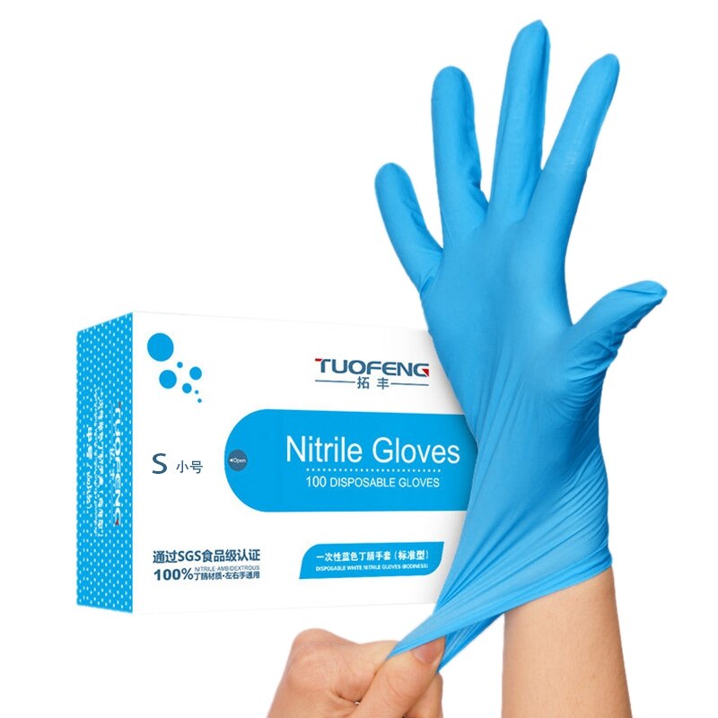 PVC Disposable Food Prep Gloves, Disposable Nitrile Work Gloves for Cooking, Food Handling, Press Sn: Style1