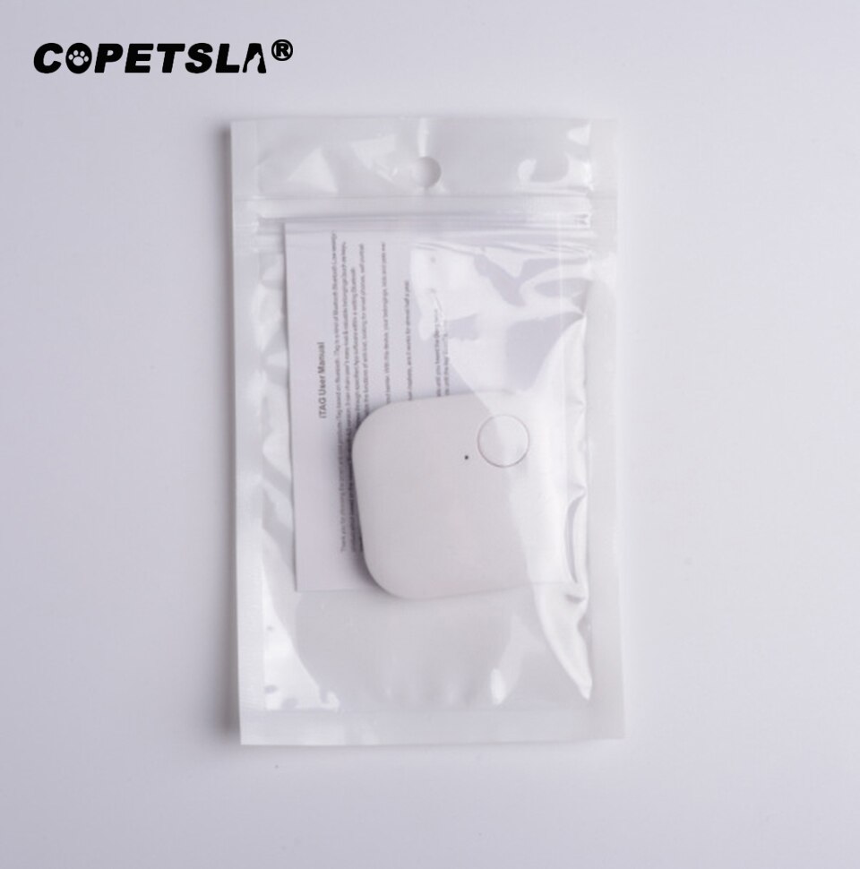 Copetsla 1 sztuk Pet inteligentny lokalizator Bluetooth pies GPS kamera lokalizator pies przenośny Alarm Tracker dla brelok etui wisiorek: White B with battery