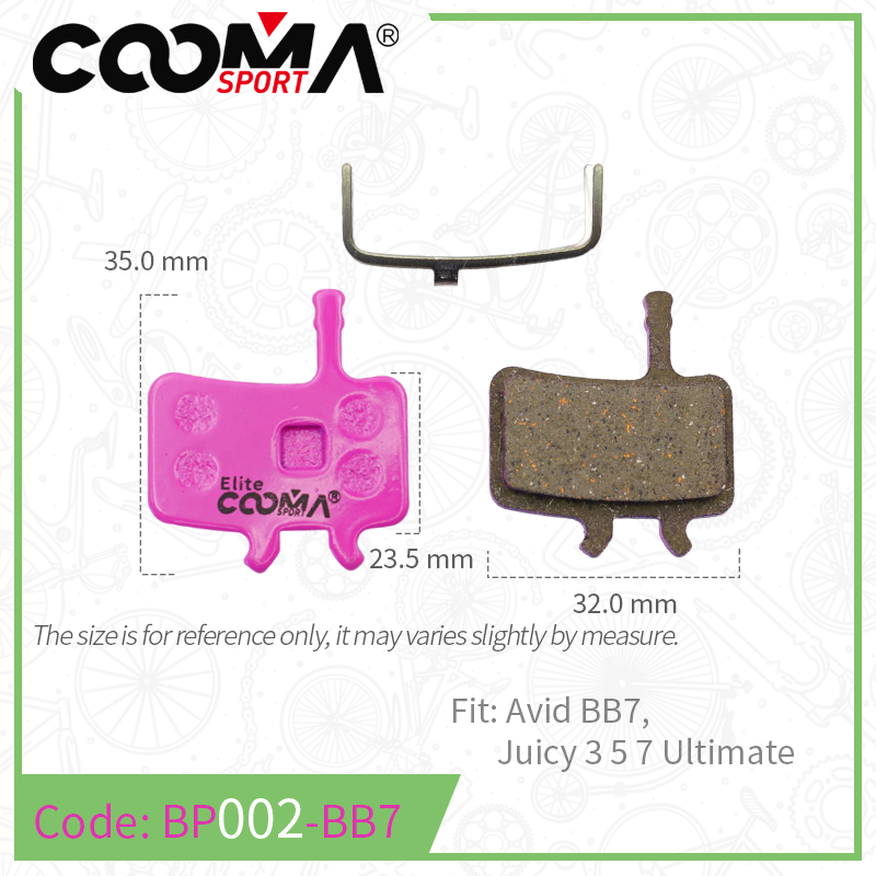 4 Pairs 8 PCS Ceramic Bicycle Brake Pads for SRAM Avid Shimano Magura Hayes Formula Hope ZOOM JAK Bike Caliper: Chocolate