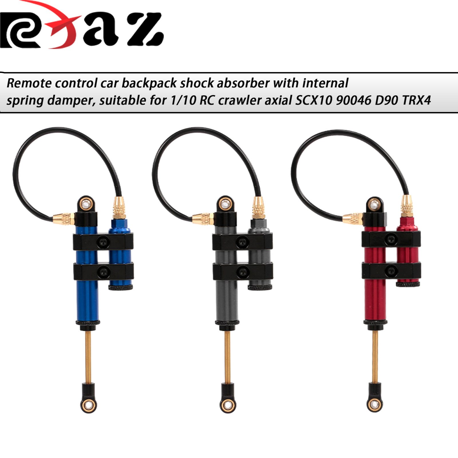 RCXAZ RC amortiguador 110mm amortiguador de aceite de resorte interno ajustable 1/10 RC escalador de roca piezas de juguete amortiguador piezas de mejora