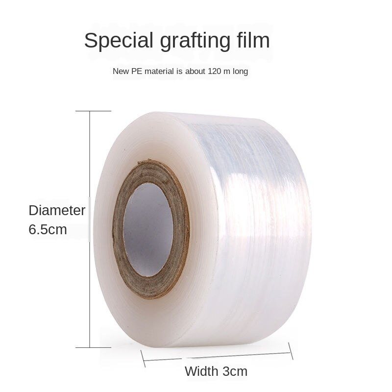 Cinta adhesiva de PVC E11370 para injertos, cortadores de árboles frutales, grabado de ramas y jardinería, 2CM, 100 m/lote