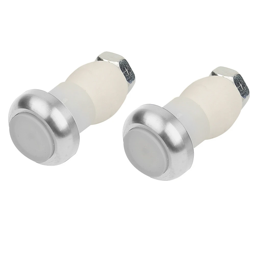 Luces para manillar de bicicleta, seguridad nocturna, señal de giro para manillar de bicicleta, enchufe final, lámpara de luz roja LED, luz con mango magnético, 2 uds.: Azul