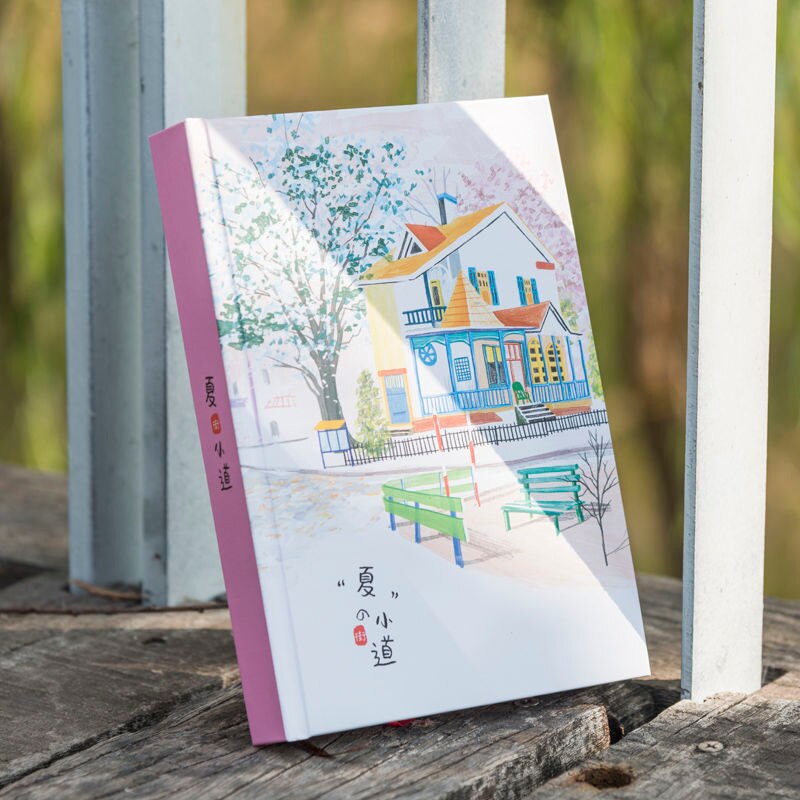 Love Spread Small Pure and Fresh Aesthetic Color Page Diary Book Illustration Notes Student Notepad Stationery Notebook: 5