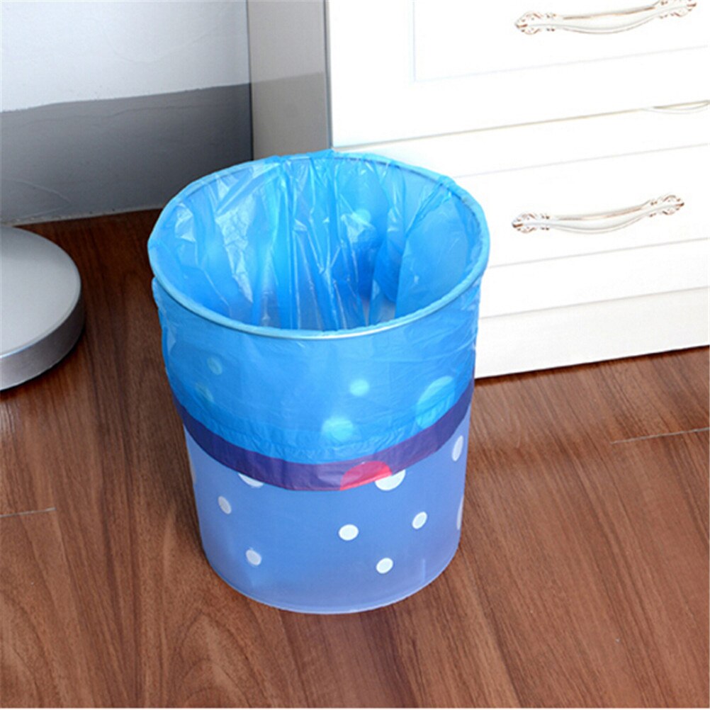 Bolsa de basura gruesa, bolsa de basura portátil con cierre automático, bolsa de almacenamiento, cesto para basura de plástico, bolsa de cubo de cocina