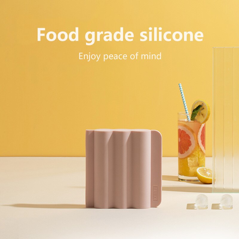 WPKD BLUEIY 4 Hole Diamond Shaped Ice Cube, Siliconen Ice