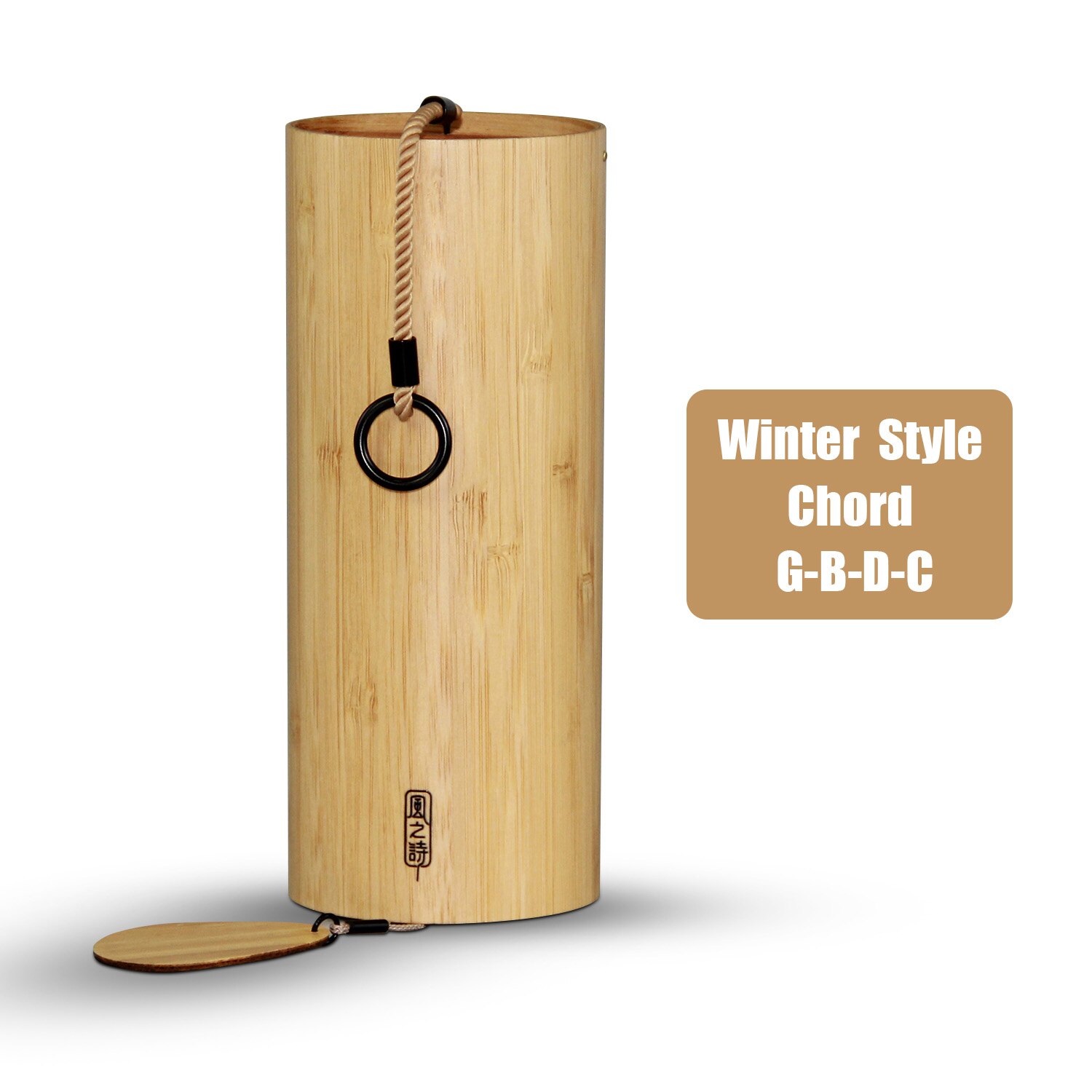Bamboe Windgong Windchime Windbell Voor Outdoor Home Decoratie Zen Meditatie Winter Akkoord G-B-D-C