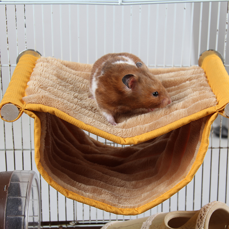 Accesorios para hámster, hamaca, casa de conejillo de indias, jaulas y escaleras, juguetes para ratas, Dumbo, suministros para mascotas pequeñas, bonitos y cálidos de invierno