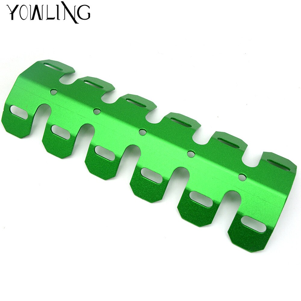 YOWLING Dirt Motorcycle Exhaust Muffler Pipe Leg Protector Heat Shield Cover For KTM 400 450 530 525 EXC 690 Enduro 625 SMC: 252mm green