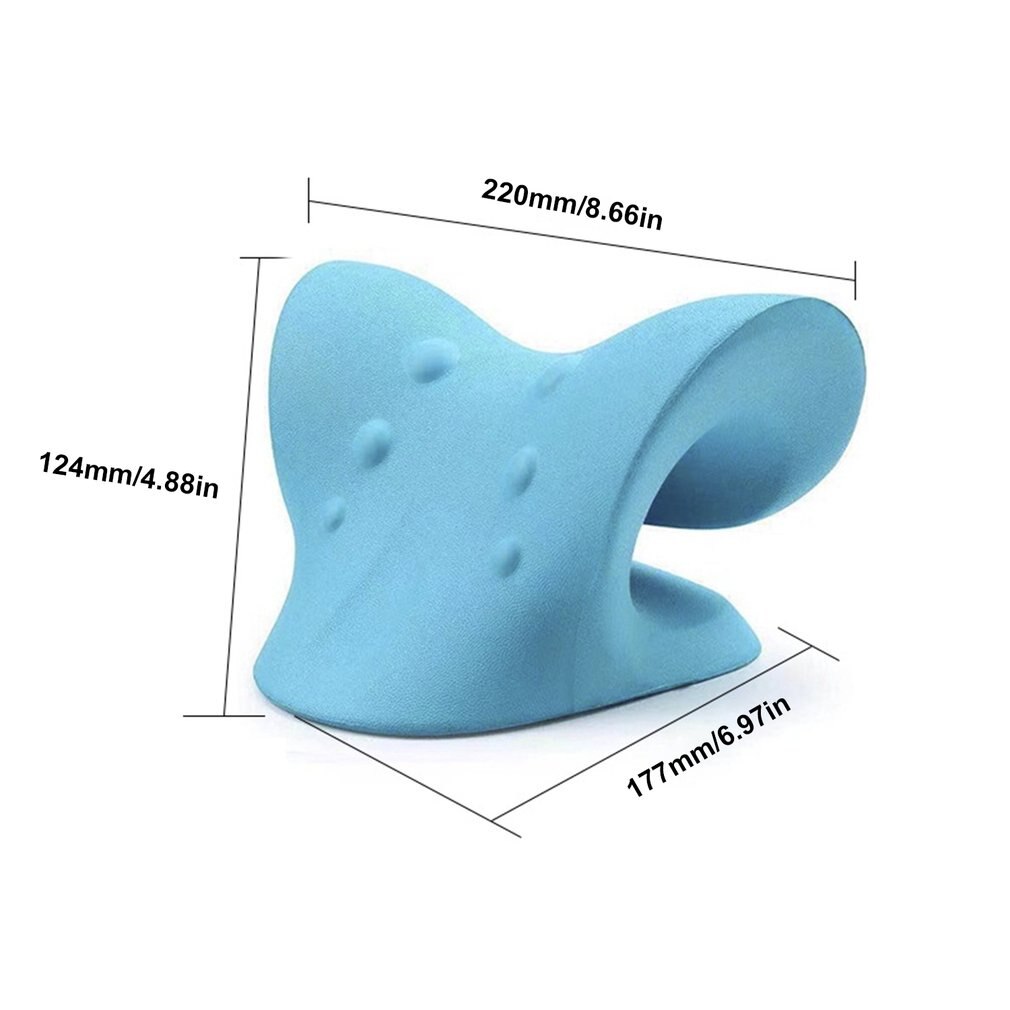 Neck And Shoulder Relaxer Cervical Traction Device Relief And Cervical Spine Alignment Chiropractic Pillow Neck Stretcher