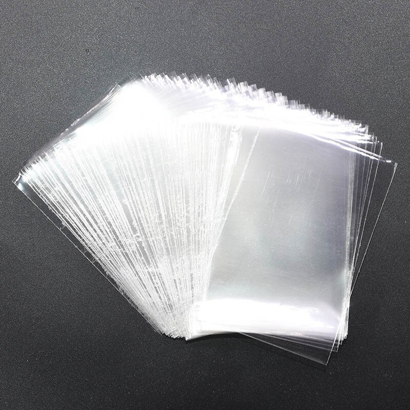 100pcs Clear Opp Plastic Bags for Candy Lollipop Cookie Packaging Cellophane Bag Wedding Party Supplies