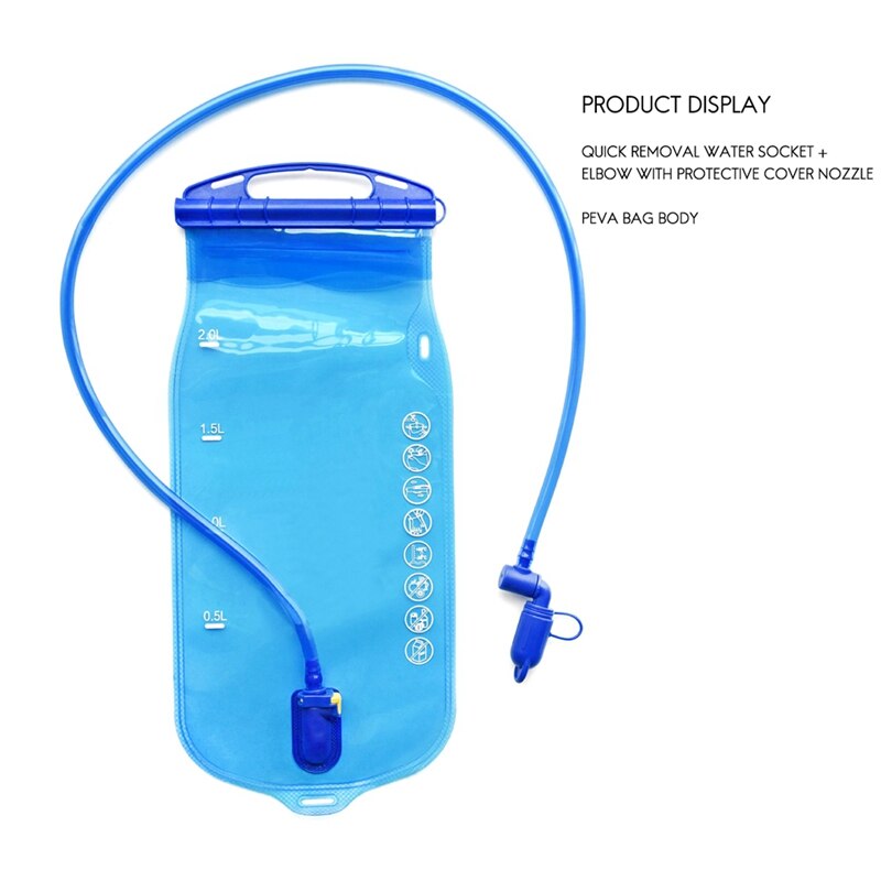2L zbiornik na wodę pęcherz wodny plecak z systemem hydracyjnym worek robić przechowywania-plecak robić biegania uwodnienie kamizelka