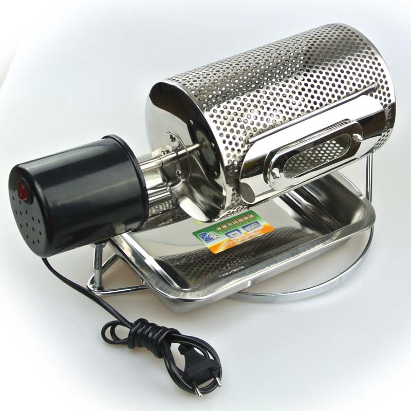 Thuis Roestvrij Staal Koffie Roosteren Machine Koffiebrander Roller Baker 110/220V Bakingtools Fry Pinda Graan Noten droger