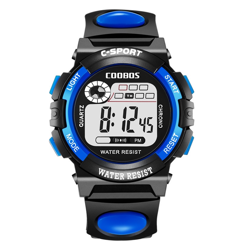 Dameshorloges sport digitaal horloge damesjurken rubberen led-display klok waterdichte polshorloges montre femme