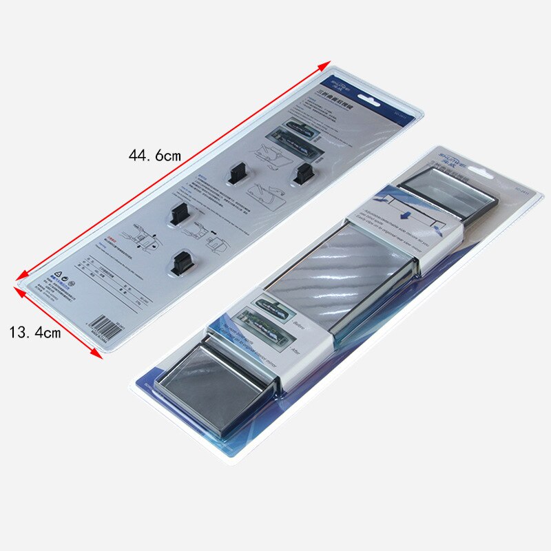 Three-fold curved surface rearview mirror for automobile wide-angle mirror SD-2411