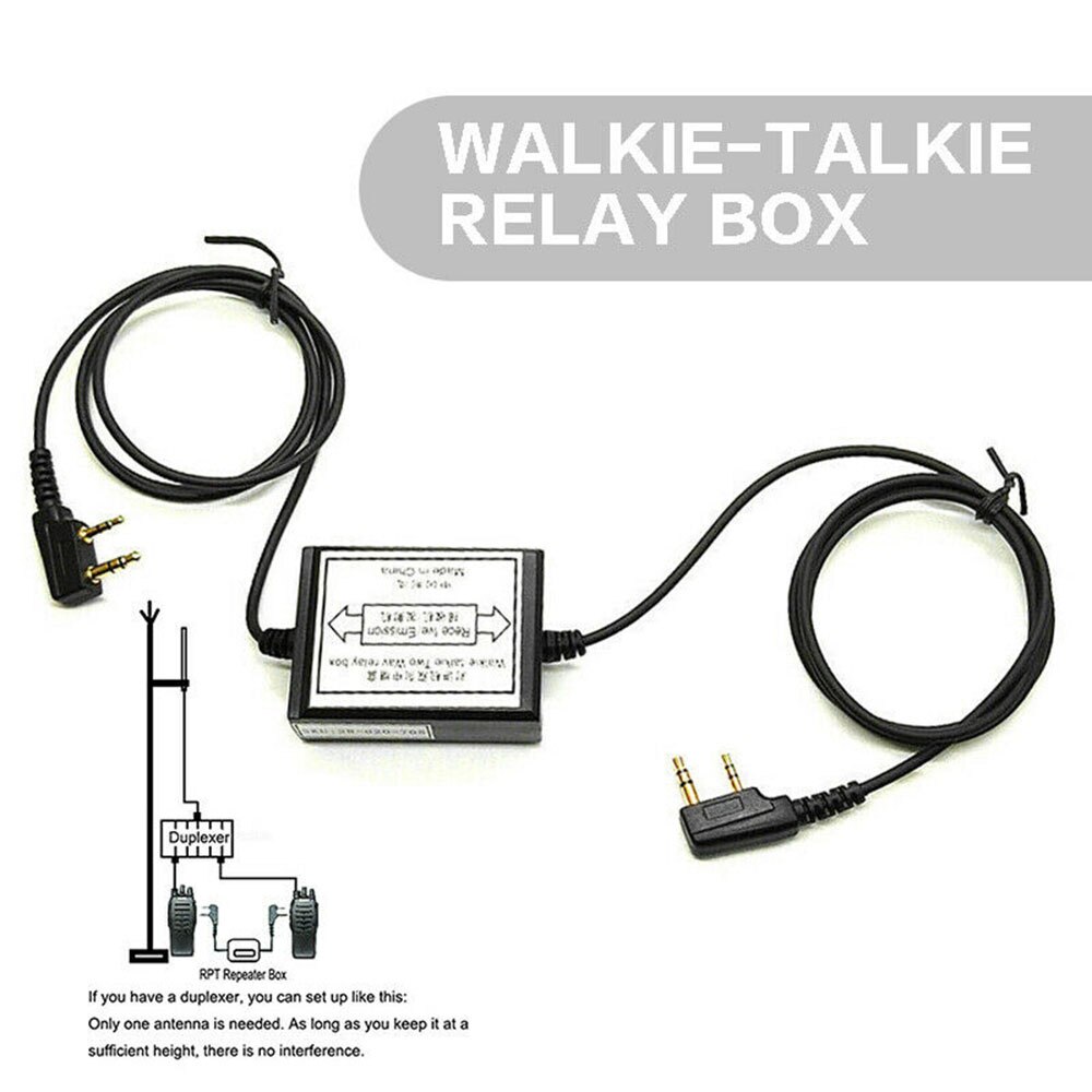 Repetidor de walkie-talkie bidireccional RPT-2K, caja de relé para Radio UV-5R Retevis H777, mano de obra fina y excelente rendimiento