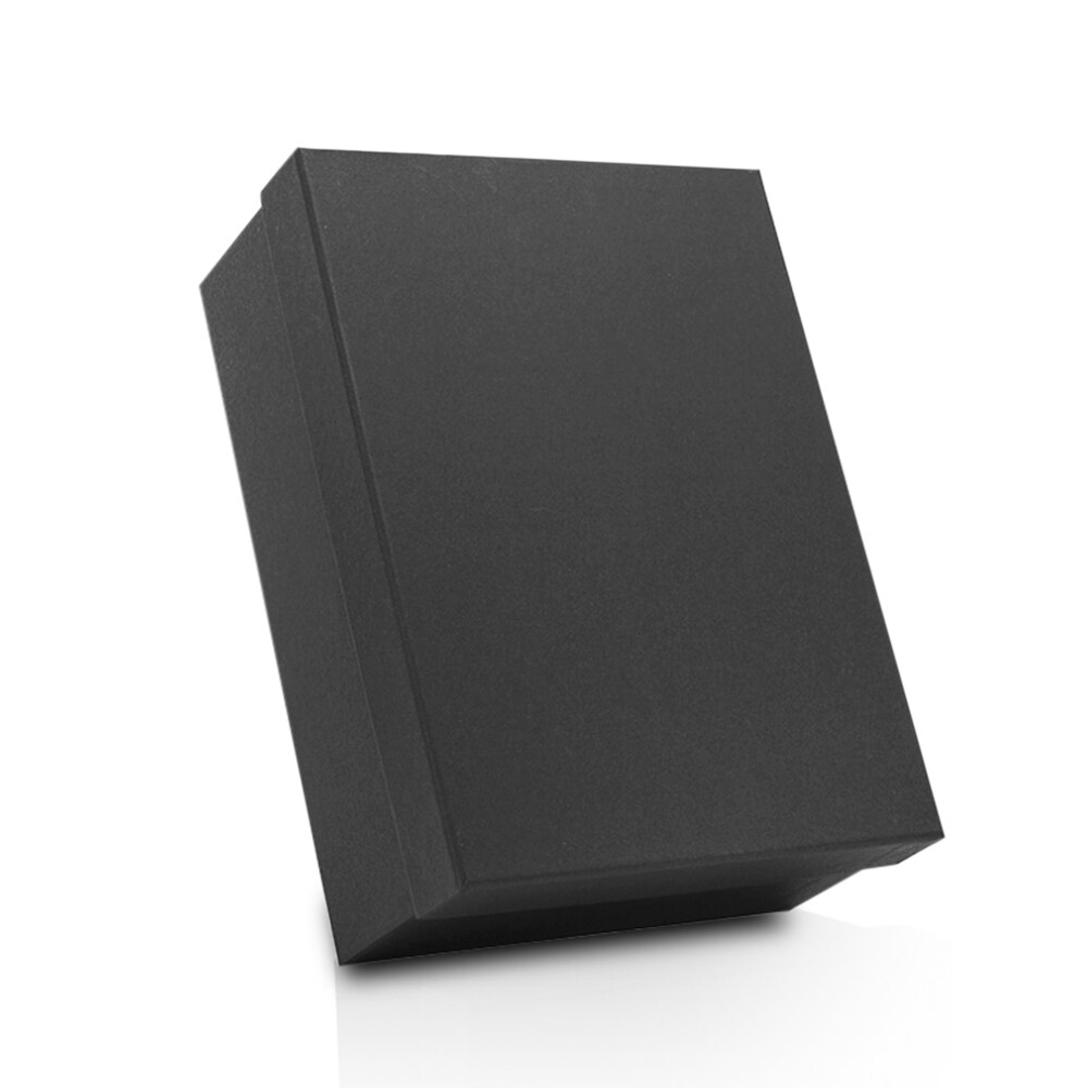 5 stk kraftpapir emballasjeboks rektangulær kartong premie butikk esker klær lagring bryllup favoriserer festrekvisita: Svart / 28 x 20 x 9cm