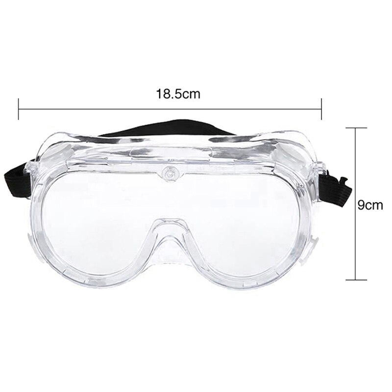 1x gafas de PVC para motocicleta, cristales de parabrisas antiniebla, equipo de protección para Motor antisalpicaduras