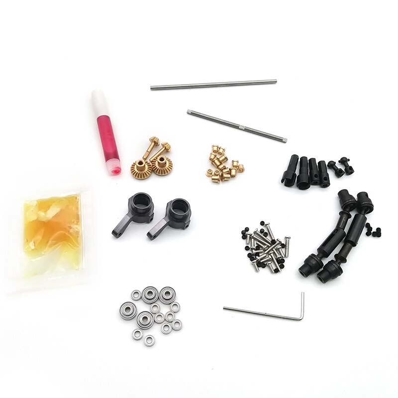 OP Kit de piezas de repuesto de Metal para coche RC 1/16 WPL B14 B24 B26 C14 C24