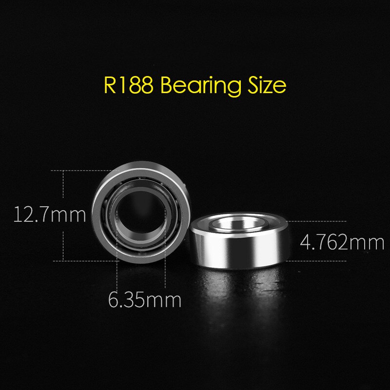 Fidget Spinner Metalen Legering R188 Lager Permanente Rotary Mute Hand Spinner R188 Vervangen Lager Voor Fidget Spinner Accessoires