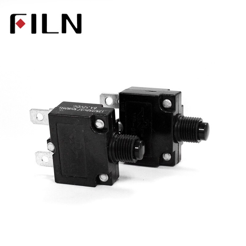 FILN thermische schakelaar stroomonderbreker overbelasting protector 3A, 4A, 5A, 6A, 8A, 10A, 15A,, 20A, overbelasting protector switch