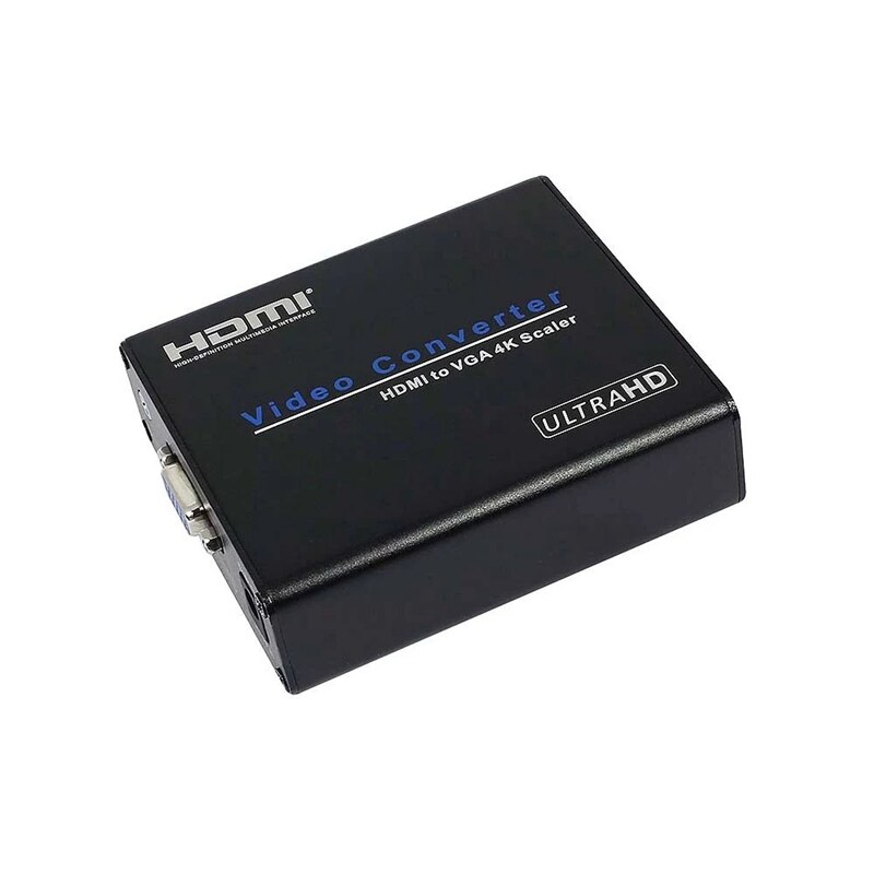 Am -937 4 kx 2k hdmi naar vga converter video converter hdmi naar vga 4k scaler adapter fl/fr digitaal analoog composiet eu stekker