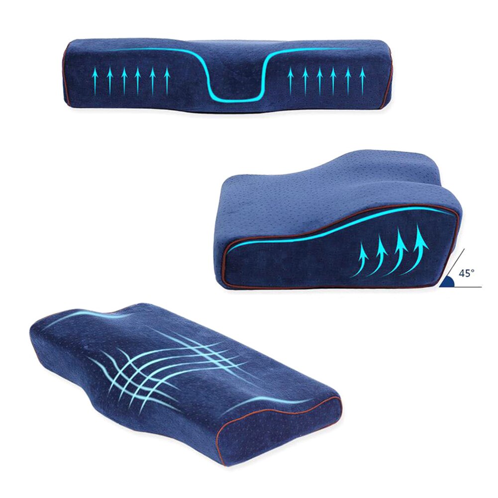 Orthopedische Memory Foam Nekkussen Voor Nekpijn Cervicale Bescherming Kussens Memory Kussens Relax Cervicale Gezondheidszorg Kussens